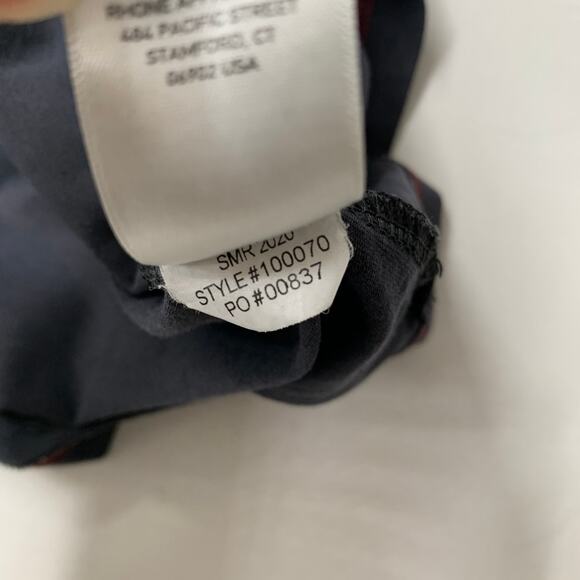 Rhone Men Element Tee S/S TShirt Large Solid black Pima Cotton blend - Picture 6 of 10